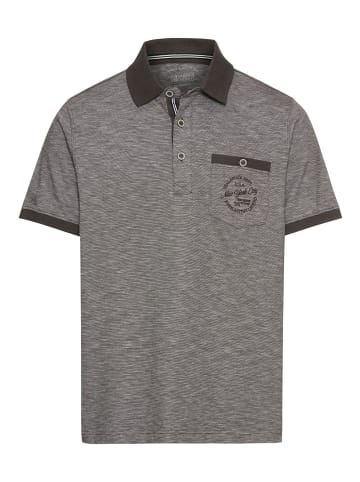 Man's World Poloshirt in anthra melange