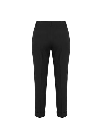 Schwarz Viskose Damenhose