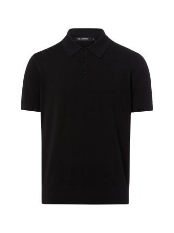 Karl Lagerfeld Poloshirt in schwarz