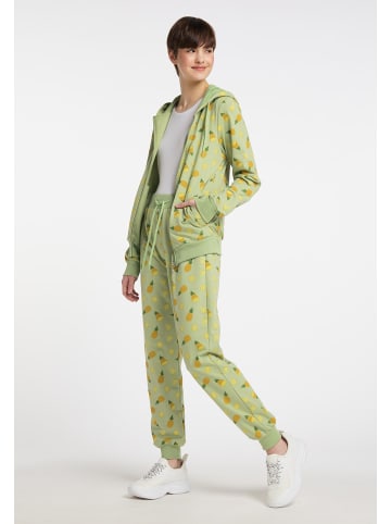 myMo Damen Sweatjacke in Hellgrün