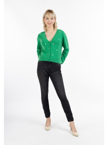 myMo Damen Strickjacke in Grün
