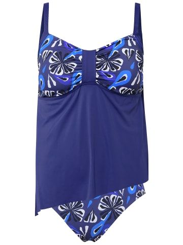 Ulla Popken Tankini in violettblau