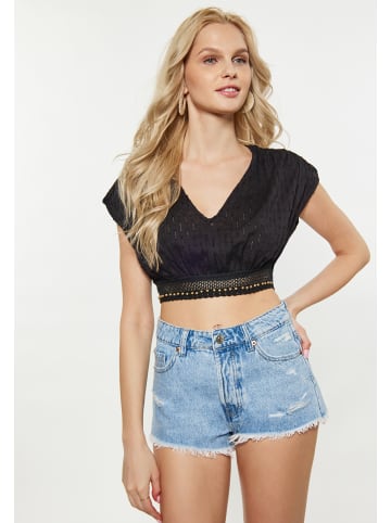 IZIA Damen Tank Top in Schwarz