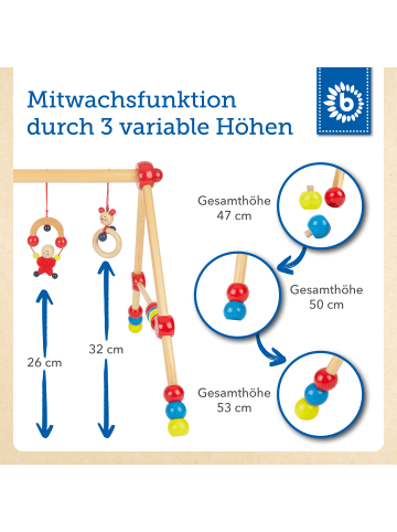 Bieco Spielwaren Spielbogen aus Holz in Mehrfarbig