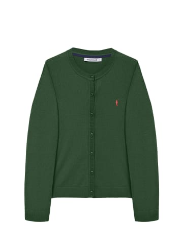 Polo Club Cardigan in Grün