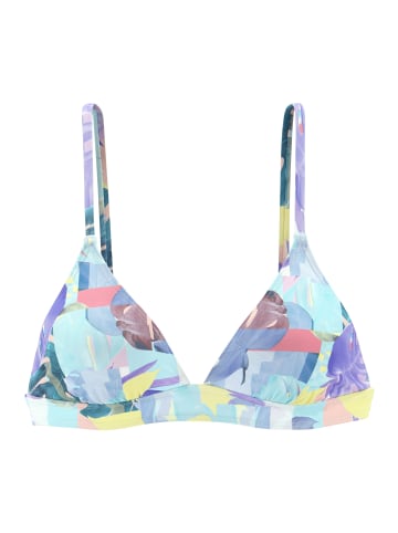 Venice Beach Triangel-Bikini-Top in lila bedruckt