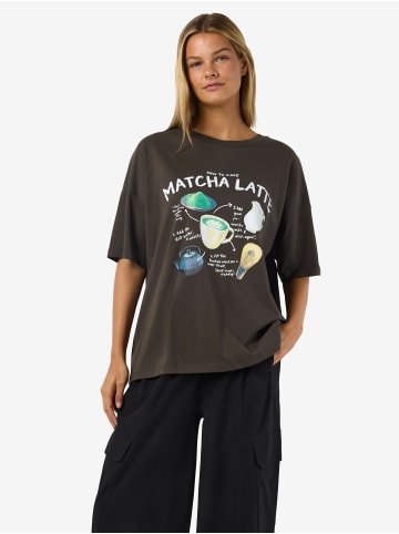 Noisy may T-Shirt in Chocolate Brown