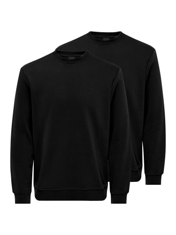 ONLY & SONS Sweatshirt Connor in Black