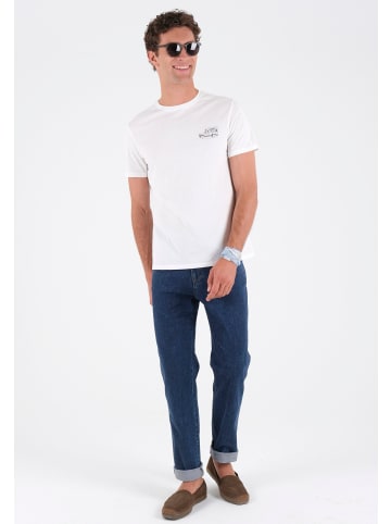 Organication T-Shirt "MOR15814" in Cremeweiß