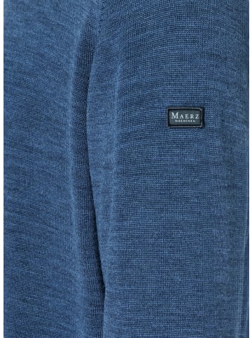 März Pullover Rundhals 1/1 Arm in Blau