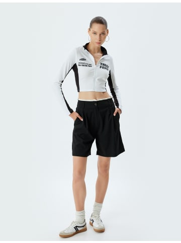 KOTON T-shirt in Ekru