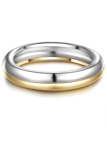 Glanzstücke München Ring Sterling Silber bi-Color in silber/gelbgold