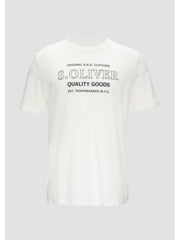 s.Oliver T-Shirt in 01D1_weiß