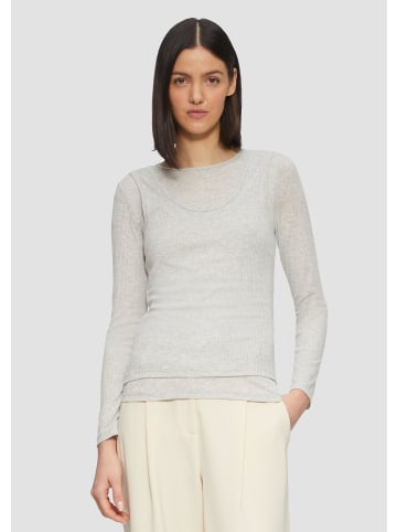 s.Oliver T-Shirt in 9400_grau meliert