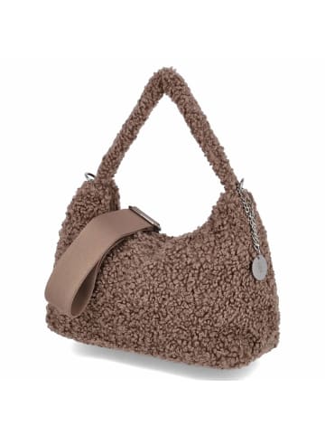 Fräulein Frida Schultertasche in taupe