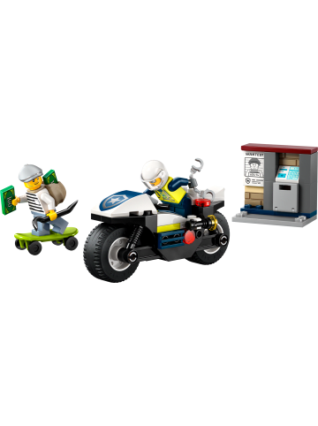 LEGO City Verfolgungsjagd mit dem Polizeimotorrad in Mehrfarbig ab 4 Jahre