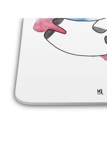 Mr. & Mrs. Panda Untersetzer Set Einhorn Wolke 7 ohne Spruch in Weiß