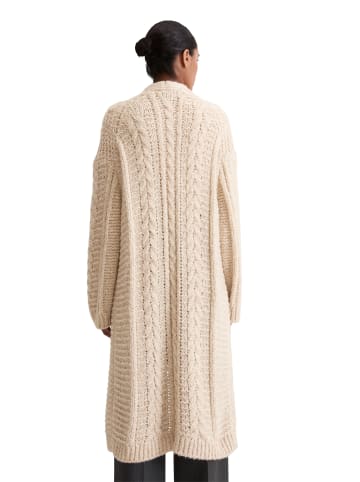 Marc O'Polo Long-Cardigan oversize in natural stone