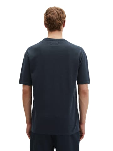 Marc O'Polo Kurzarm-Pullover Travel Collection in Deep Night Blue