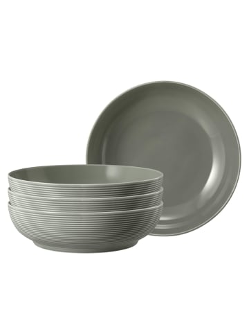 Seltmann Weiden 4er Set Foodbowls Beat Color Glaze in Perlgrau ø 25,5 cm