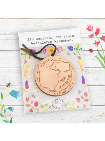 Mr. & Mrs. Panda Schlüsselanhänger Nilpferd Mama ohne Spruch in Braun