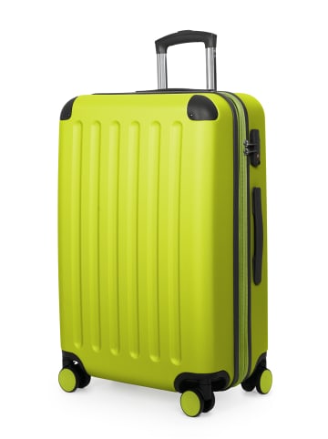 Hauptstadtkoffer Spree - Mittelgroßer Koffer Hartschale Trolley 65 cm, TSA, 74 L in Farn