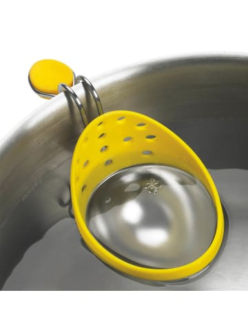 Cuisipro CUISIPRO | Eier-Pochierer, gelb / weiß / edelstahl
