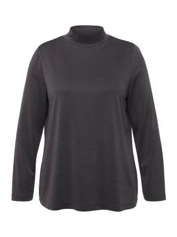 Ulla Popken Longsleeve in asphaltgrau