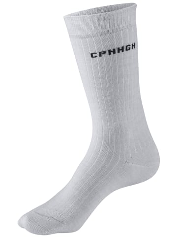 Copenhagen Studios Basicsocken in 2x grau meliert