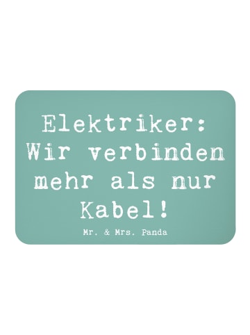 Mr. & Mrs. Panda Kühlschrankmagnet Spruch Elektriker Verbindunge... in Meeresbrise