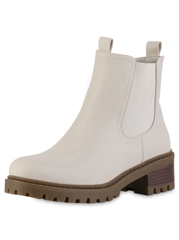 VAN HILL Klassische Stiefeletten Kristin in Beige