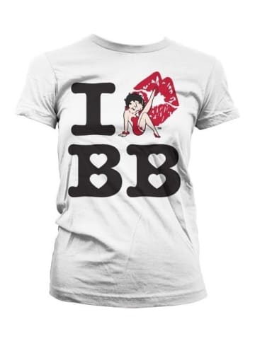 Betty Boop Shirt in Weiß