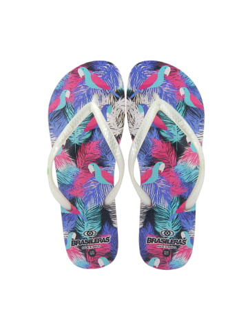 Brasileras Zehentrenner "Printed 21 Guayabo" in Weiß