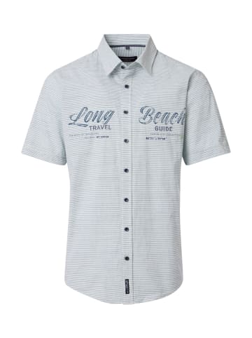 CASAMODA Freizeithemd Kurzarm in Grün