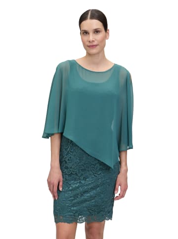Vera Mont Cocktailkleid mit Spitze in Dark Emerald