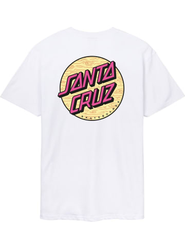 Santa Cruz T-Shirt "Wagon Dot Chest T-Shirt" in Weiß
