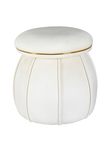Kayoom Hocker Corin 125 in creme - gold