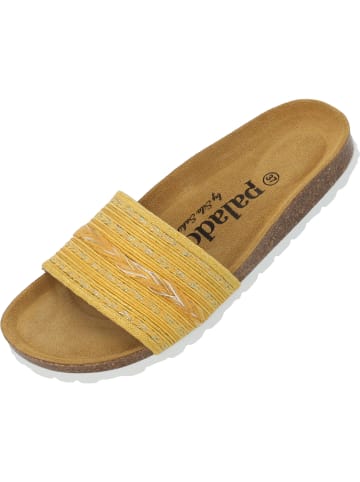 Palado Pantoletten Solista by Sila Sahin in Gelb/Gold