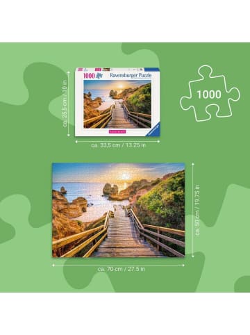 Ravensburger Ravensburger Puzzle 1.000 Teile Holztreppe zum Praio do Camillo in bunt