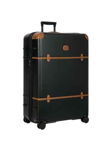 BRIC`s Bellagio - 4-Rollen-Trolley XL 82 cm erw. (eucalyptus) in black/tan