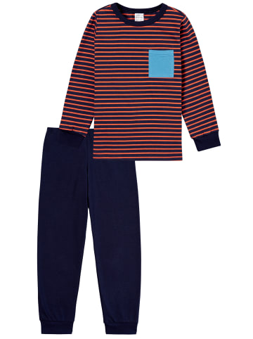 Schiesser Pyjama Boys World in Dunkelblau