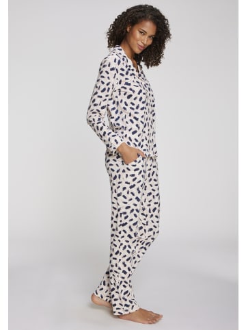 s.Oliver Pyjamahose in rosa-gemustert