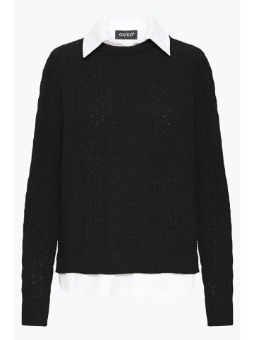 Oxmo Strickpullover OXFSanvi in Schwarz