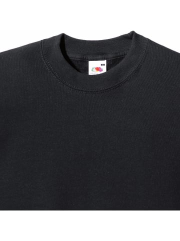 Fruit of the Loom Sweat Unisex-Sweatshirt in schwarz