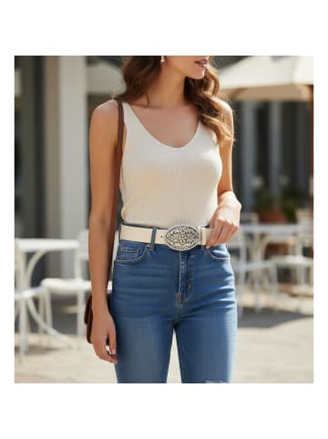 FRONHOFER Damen Trachtengürtel in Dunkelbraun