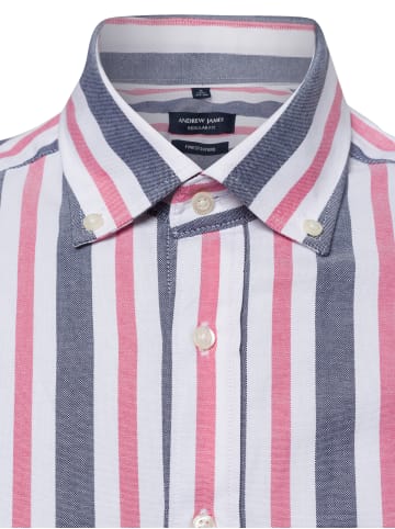 Andrew James Hemd in mehrfarbig grau - 0001