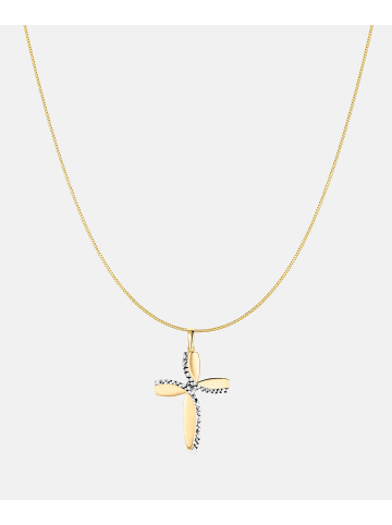 Diamant L'éternel Halskette aus 585 Gelbgold