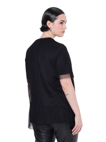 Ulla Popken Shirt in schwarz