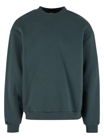 Urban Classics Sweatshirt FLUFFY in Grün