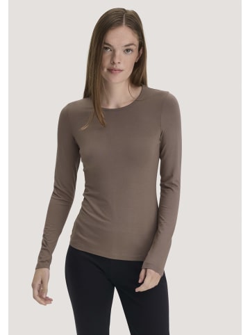 Hessnatur Longsleeve in mocca